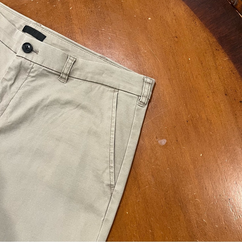 ATM Anthony Thomas Melillo Enzyme Washed Cropped Boyfriend Pant Tan Size 6 - Picture 6 of 16